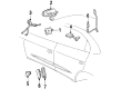 2001 Oldsmobile Aurora Air Bag Clockspring Diagram - 26089983