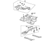 1999 Saturn SL Floor Pan Diagram - 21123629