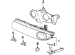 1999 Saturn SL1 Headlight Diagram - 21111169