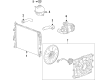 2022 Cadillac XT4 Radiator fan Diagram - 84897501