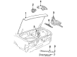 Pontiac Grand Am Liftgate Hinge Diagram - 20361963