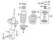 2018 Cadillac XTS Coil Spring Insulator Diagram - 20859338