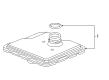 Cadillac ELR Automatic Transmission Filter Diagram - 24246687