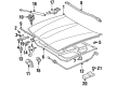 1996 Cadillac Seville Weather Strip Diagram - 3536457