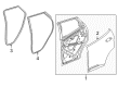 Chevy Bolt EV Weather Strip Diagram - 42588070