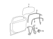 2008 Saturn Aura Window Channel Diagram - 25815089