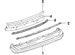 Pontiac 6000 Bumper Diagram - 10042580