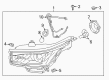 2017 GMC Acadia Headlight Diagram - 84273675