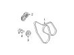 1998 GMC C2500 Suburban Drive Belt Diagram - 19355376