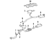 1999 Oldsmobile Aurora Muffler Diagram - 25668337