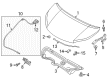 2015 Chevy City Express Hood Latch Diagram - 19318155