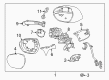 2019 Buick Envision Mirror Cover Diagram - 84144745