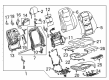 2016 Cadillac ATS Seat Switch Diagram - 23156626