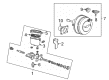 Pontiac GTO Brake Booster Diagram - 92108390