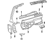 1986 Buick Electra Dash Panels Diagram - 20575113