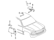 2007 Cadillac Escalade ESV Antenna Diagram - 15194280