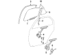 2000 Chevy Prizm Window Crank Handles Diagram - 94859673