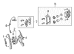 Pontiac GTO Brake Dust Shields Diagram - 92053038