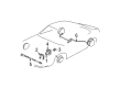 2000 Buick Park Avenue ABS Control Module Diagram - 12226951