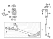 2012 Chevy Volt Shock And Strut Mount Diagram - 13252362