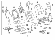 2011 Chevy Camaro Seat Cushion Pad Diagram - 92230409