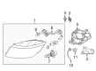 Pontiac G5 Headlight Diagram - 20964008