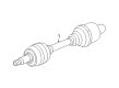 2020 GMC Terrain Axle Shaft Diagram - 84615505