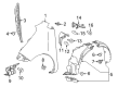 2015 Chevy Spark Fender Splash Shield Diagram - 95238349