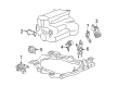 2005 Chevy Malibu Engine Mount Bracket Diagram - 9156953