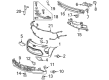 2022 Chevy Bolt EV Bumper Diagram - 42725721