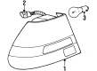 Saturn SL2 Tail Light Diagram - 16525915