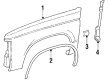 1988 Chevy S10 Emblem Diagram - 15597019