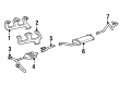 1989 GMC Safari Catalytic Converter Diagram - 25104273