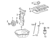 2009 Pontiac Vibe Dipstick Tube Diagram - 19185372