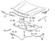 2023 GMC Yukon XL Lift Support Diagram - 84342483