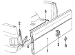 1991 GMC Jimmy Tailgate Lock Diagram - 14039710