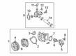 2018 Buick LaCrosse Water Pump Diagram - 25201445