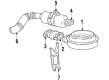 1989 Chevy R3500 Air Intake Coupling Diagram - 14055539