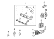 2005 Cadillac STS Spark Plug Diagram - 12571533