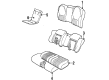 1997 Chevy Lumina Seat Cushion Pad Diagram - 17921573