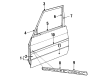 1996 Chevy Impala Door Moldings Diagram - 10251733