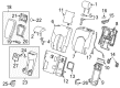 Cadillac SRX Cup Holder Diagram - 25980448