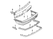 1993 Chevy Beretta Bumper Diagram - 16520552