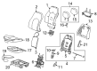 2009 Cadillac CTS Seat Heater Pad Diagram - 25780788