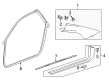 2013 Cadillac CTS Door Seal Diagram - 22840440