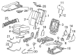 2011 Cadillac Escalade Seat Cushion Pad Diagram - 25816418