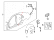 2012 Cadillac CTS Fuel Filler Housing Diagram - 25954934