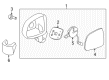 2010 Saturn Vue Side View Mirrors Diagram - 19209451