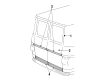 1993 Chevy G30 Door Moldings Diagram - 15667691