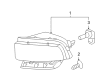 2008 Chevy Corvette Fog Light Diagram - 25942592